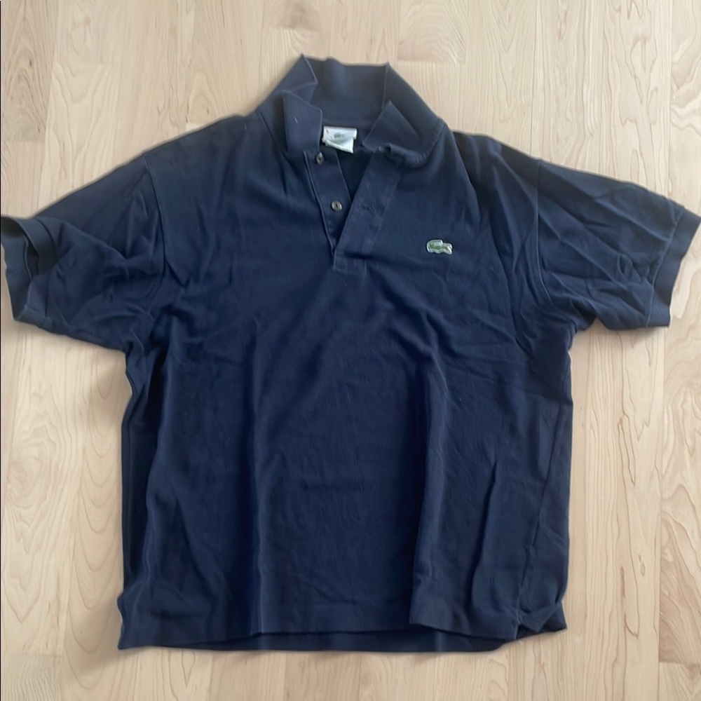 Lacoste Men's Navy Blue Polo Shirt